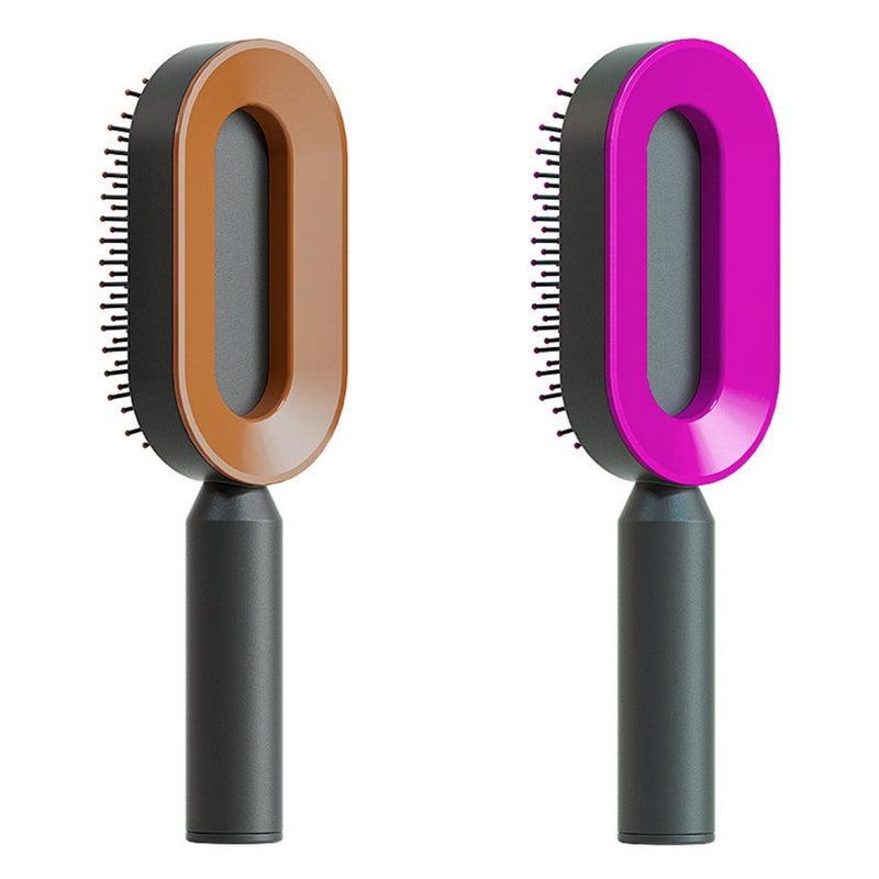 Load image into Gallery viewer, Self Cleaning Hair Brush For Women One-key Cleaning Hair
