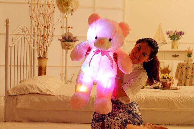 Load image into Gallery viewer, Creative Light Up LED Teddy Bear Colorful Glowing Christmas Gift
