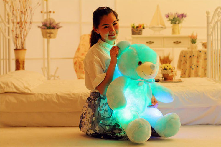 Load image into Gallery viewer, Creative Light Up LED Teddy Bear Colorful Glowing Christmas Gift
