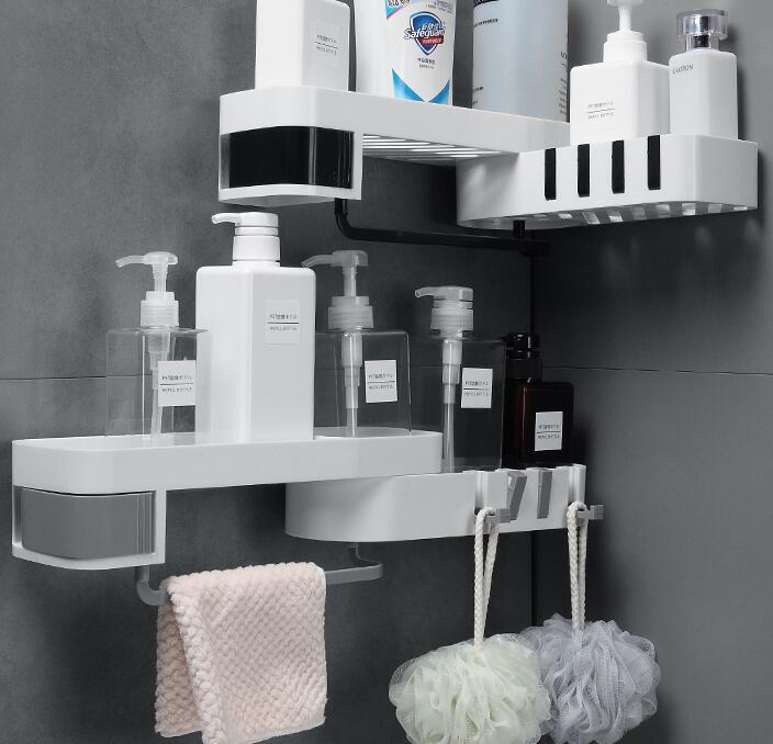 Load image into Gallery viewer, Bathroom corner shelf bathroom corner
