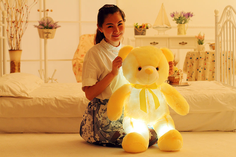 Load image into Gallery viewer, Creative Light Up LED Teddy Bear Colorful Glowing Christmas Gift
