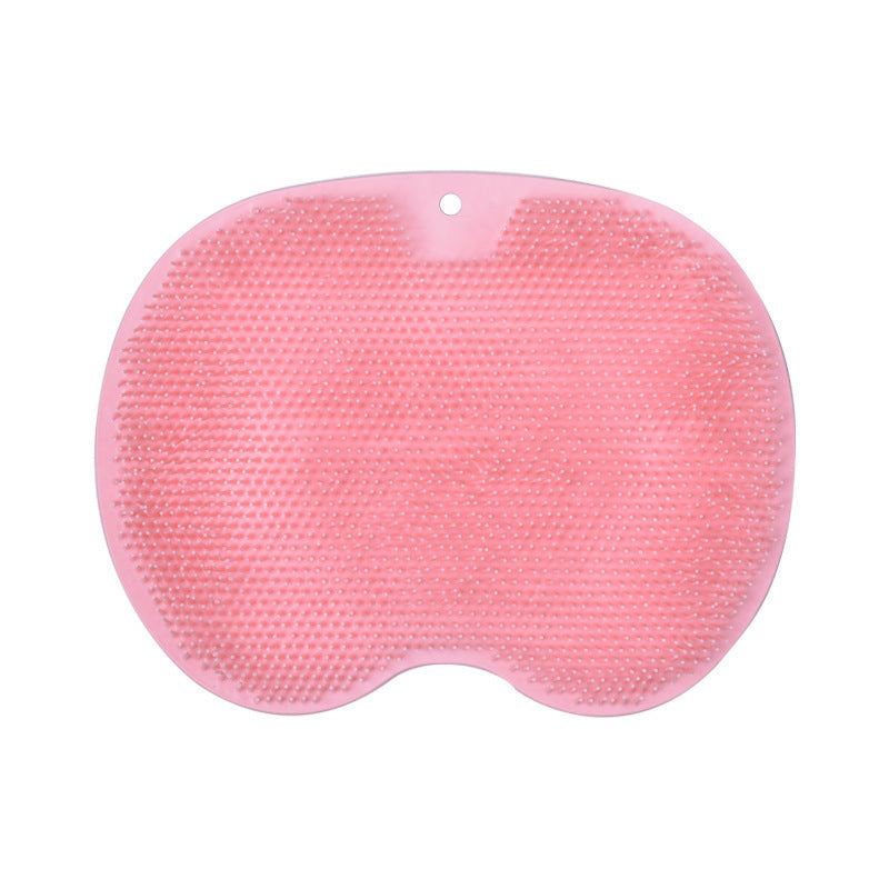 Load image into Gallery viewer, Non-slip Bath Mat Back Massage Brush Silicone Suction Cup Foot Rub Pad
