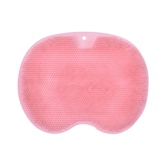 Non-slip Bath Mat Back Massage Brush Silicone Suction Cup Foot Rub Pad