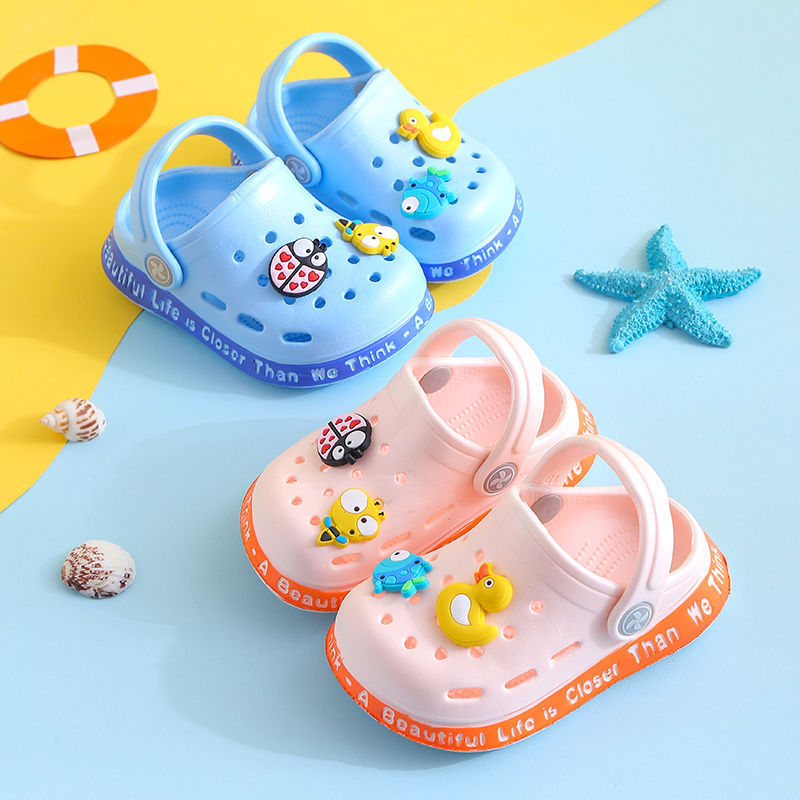 Load image into Gallery viewer, Kids Slippers for Boys Girls Cartoon Shoes Summer Toddler
