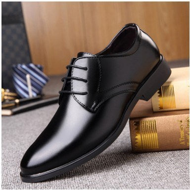 Load image into Gallery viewer, Black Shoes With Pointed Toe For Men
