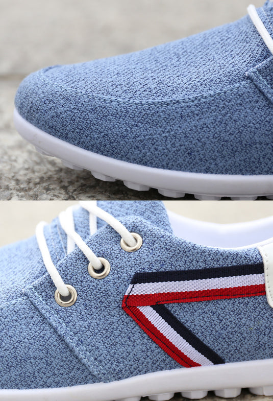 Men'S Soft-Soled Canvas Shoes, Sports And Leisure Old Beijing Cloth Shoes