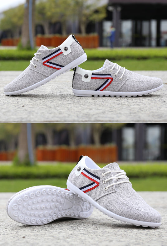 Men'S Soft-Soled Canvas Shoes, Sports And Leisure Old Beijing Cloth Shoes