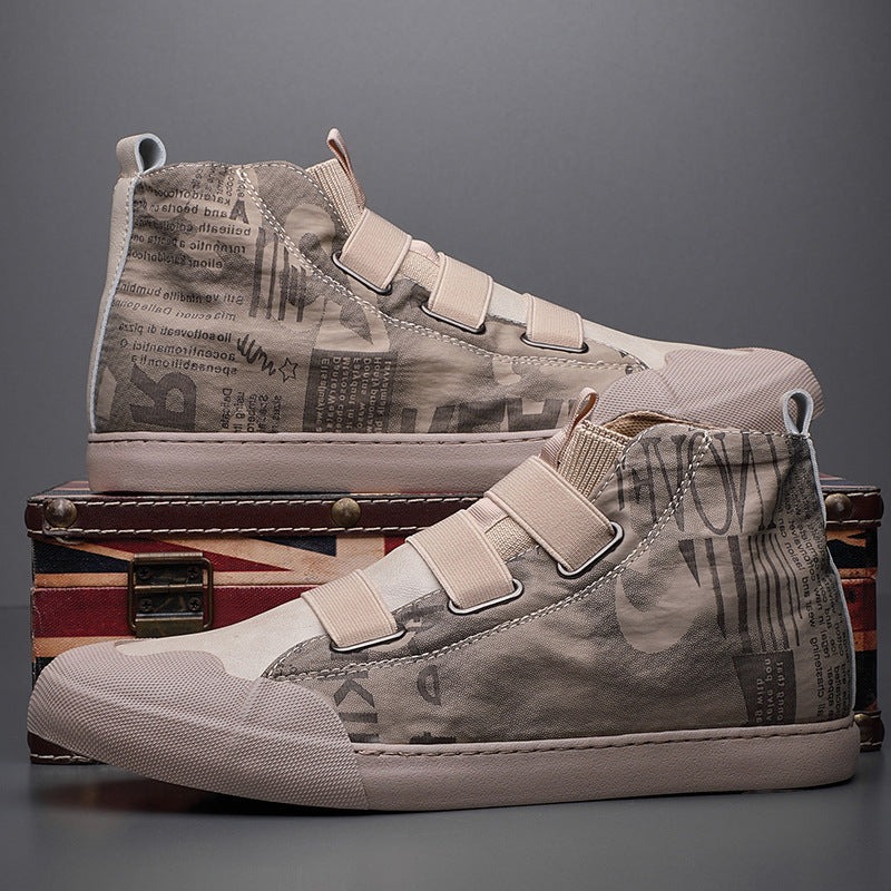 Load image into Gallery viewer, Men&#39;s High-top Camouflage Canvas Shoes Youth Fashion
