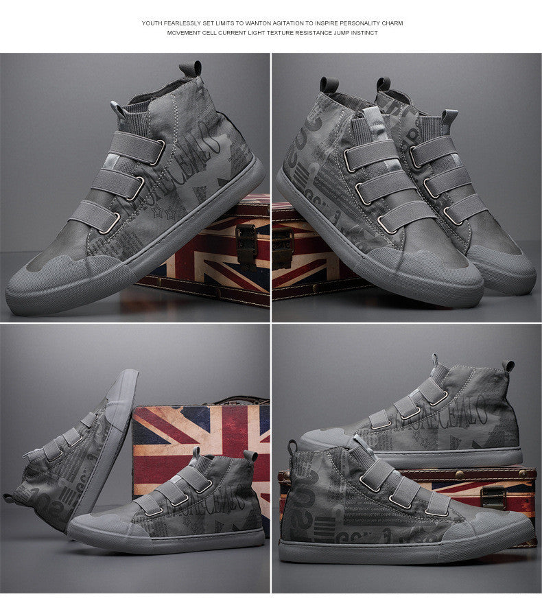 Load image into Gallery viewer, Men&#39;s High-top Camouflage Canvas Shoes Youth Fashion
