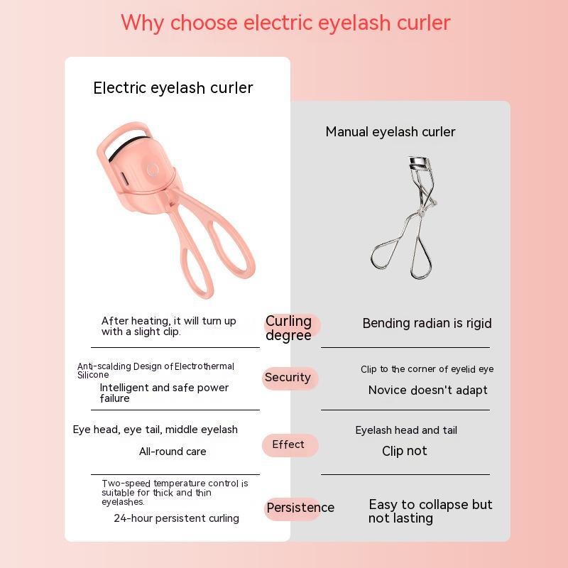 Load image into Gallery viewer, Eyelash Curler Portable Electric Heated Comb Eye Lash Long Lasting Eyelashes Curls
