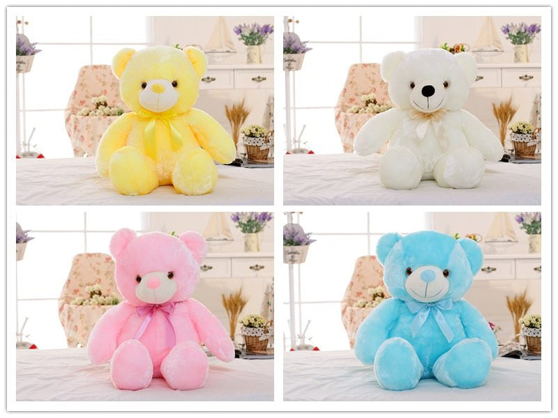 Load image into Gallery viewer, Creative Light Up LED Teddy Bear Colorful Glowing Christmas Gift
