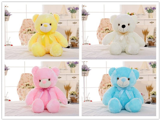 Creative Light Up LED Teddy Bear Colorful Glowing Christmas Gift