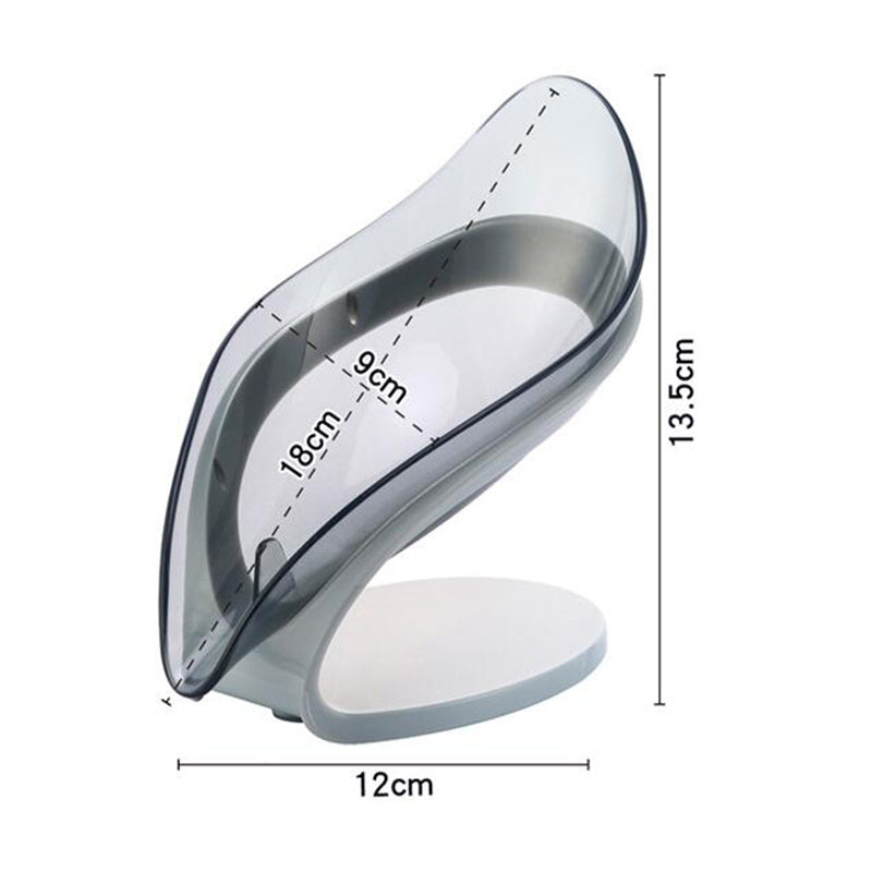 Load image into Gallery viewer, Bathroom Soap Holder Leaf Shape Soap Box Kitchen Dish Storage Box
