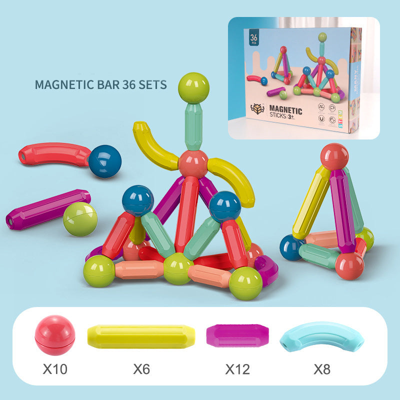 Load image into Gallery viewer, Baby Toys Magnetic Stick Building Blocks Game Magnets Children
