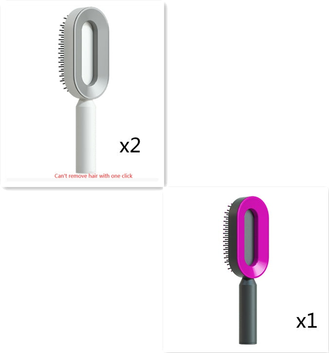 Load image into Gallery viewer, Self Cleaning Hair Brush For Women One-key Cleaning Hair
