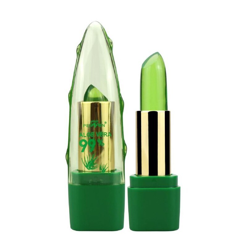 Load image into Gallery viewer, Aloe Vera Gel Color Changing Lipstick Gloss Fine-grain Lip Blam Care
