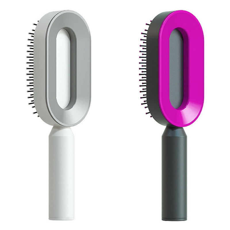 Load image into Gallery viewer, Self Cleaning Hair Brush For Women One-key Cleaning Hair
