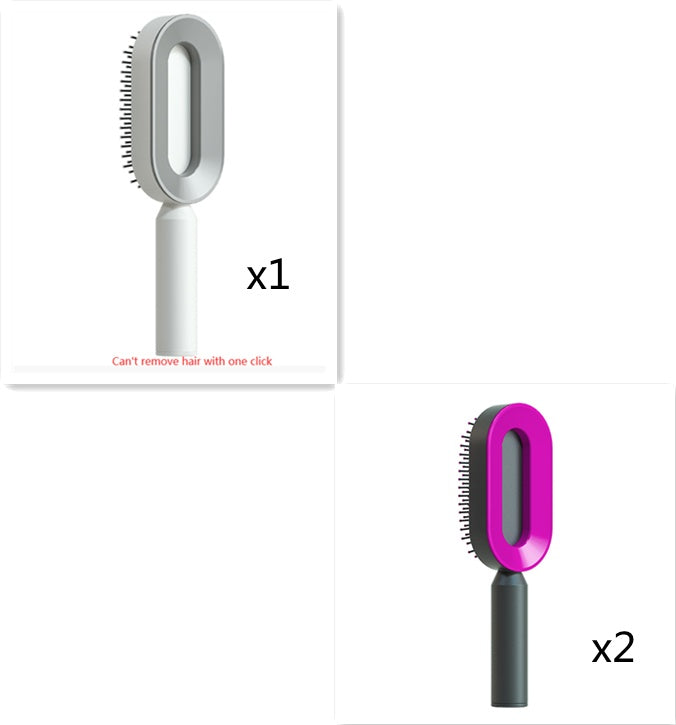 Load image into Gallery viewer, Self Cleaning Hair Brush For Women One-key Cleaning Hair
