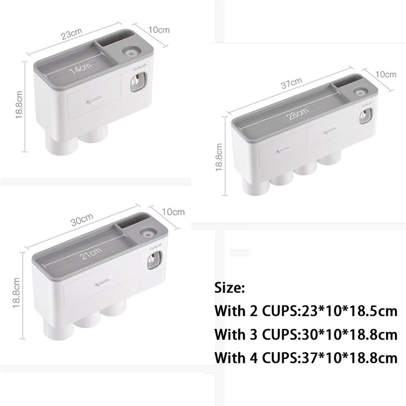 Load image into Gallery viewer, Non-marking Hanging Magnetic Toothbrush Holder Single Drawer Storage Rack
