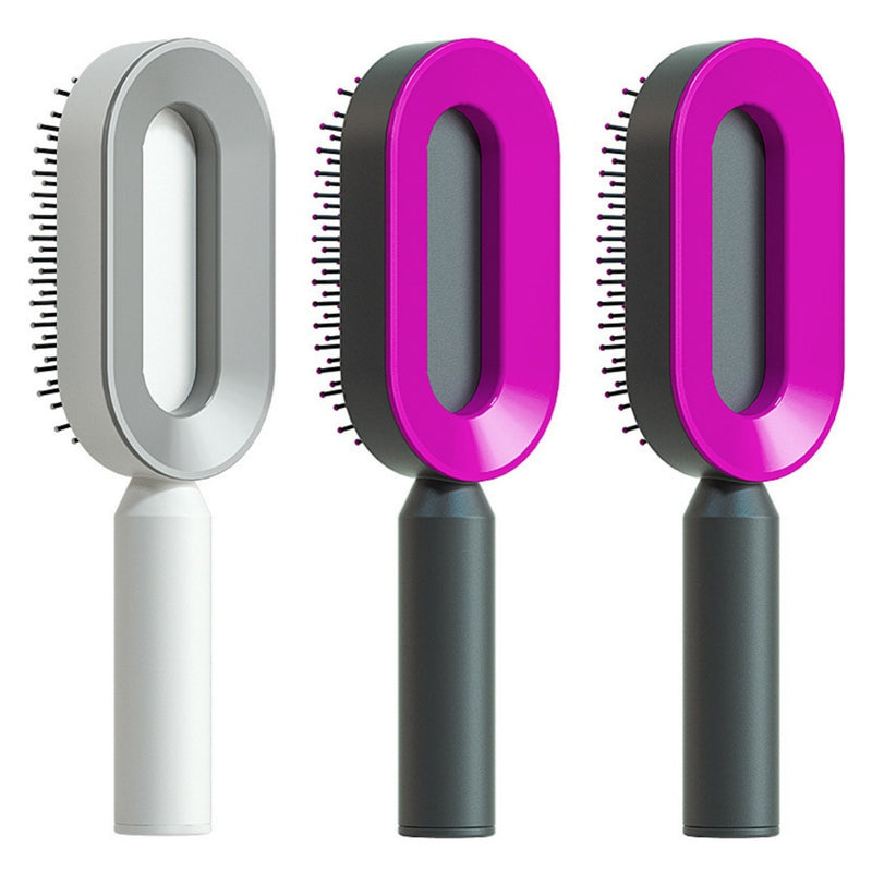 Load image into Gallery viewer, Self Cleaning Hair Brush For Women One-key Cleaning Hair
