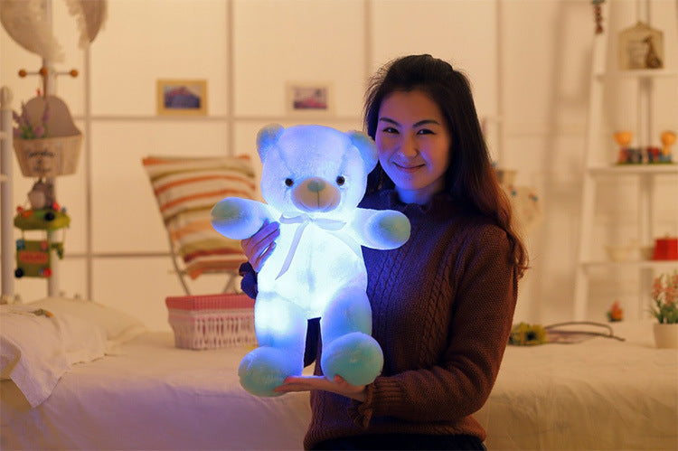 Load image into Gallery viewer, Creative Light Up LED Teddy Bear Colorful Glowing Christmas Gift
