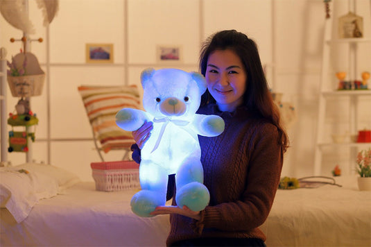 Creative Light Up LED Teddy Bear Colorful Glowing Christmas Gift