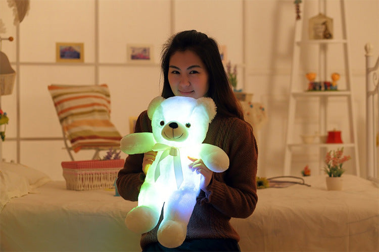 Load image into Gallery viewer, Creative Light Up LED Teddy Bear Colorful Glowing Christmas Gift
