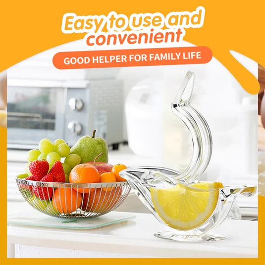 Lemon Juicer Transparent Acrylic Bird Shape Lemon Squeezer