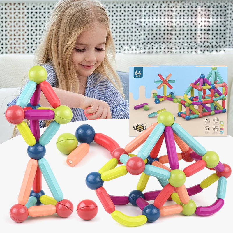 Load image into Gallery viewer, Baby Toys Magnetic Stick Building Blocks Game Magnets Children
