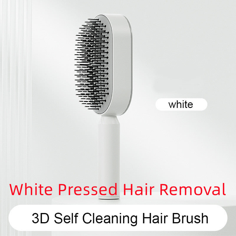 Load image into Gallery viewer, Self Cleaning Hair Brush For Women One-key Cleaning Hair
