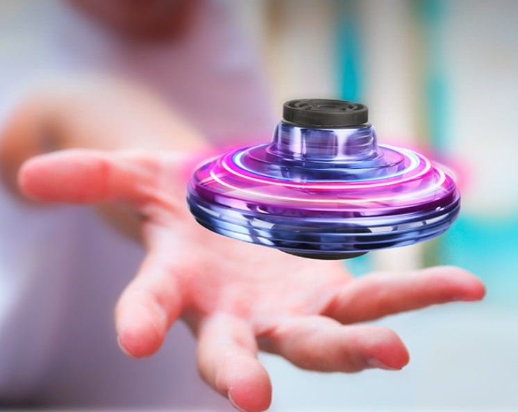 Load image into Gallery viewer, Mini Fingertip Gyro Interactive Toy Drone LED UFO Type Flying Toy
