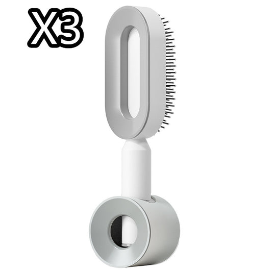 Self Cleaning Hair Brush For Women One-key Cleaning Hair