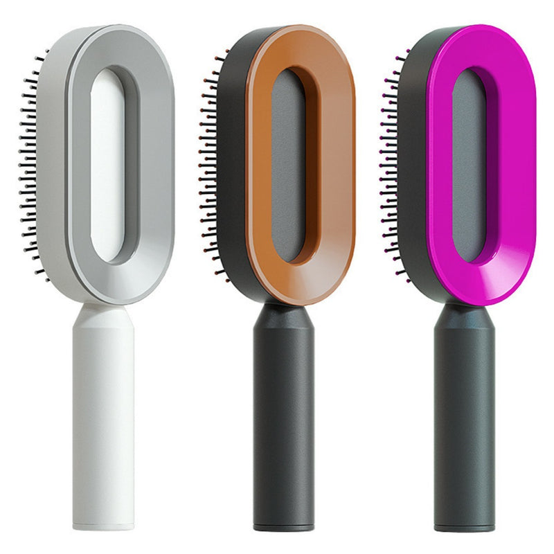 Load image into Gallery viewer, Self Cleaning Hair Brush For Women One-key Cleaning Hair
