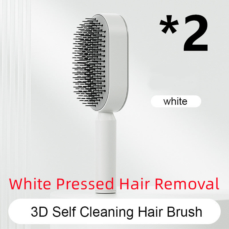 Load image into Gallery viewer, Self Cleaning Hair Brush For Women One-key Cleaning Hair
