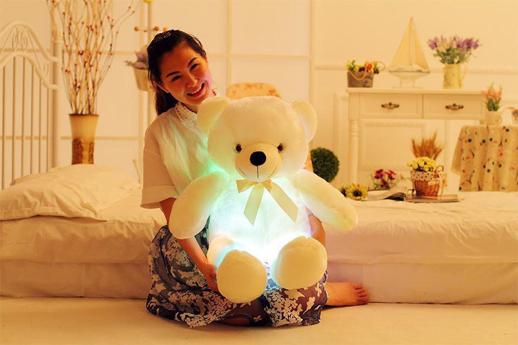 Load image into Gallery viewer, Creative Light Up LED Teddy Bear Colorful Glowing Christmas Gift
