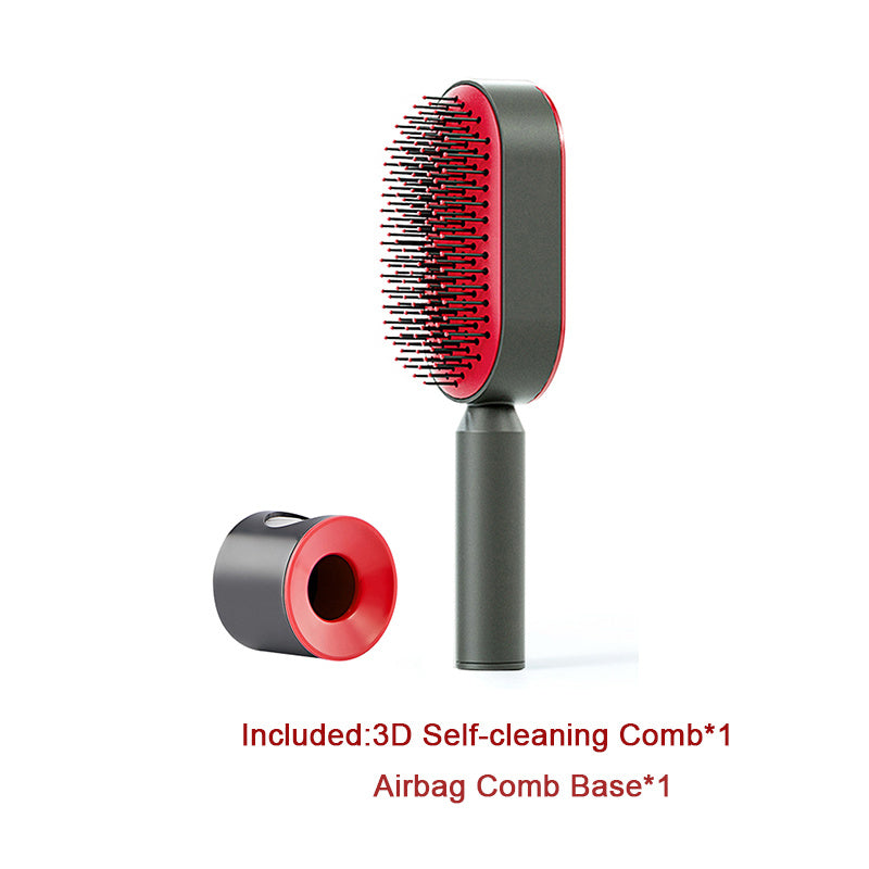 Load image into Gallery viewer, Self Cleaning Hair Brush For Women One-key Cleaning Hair
