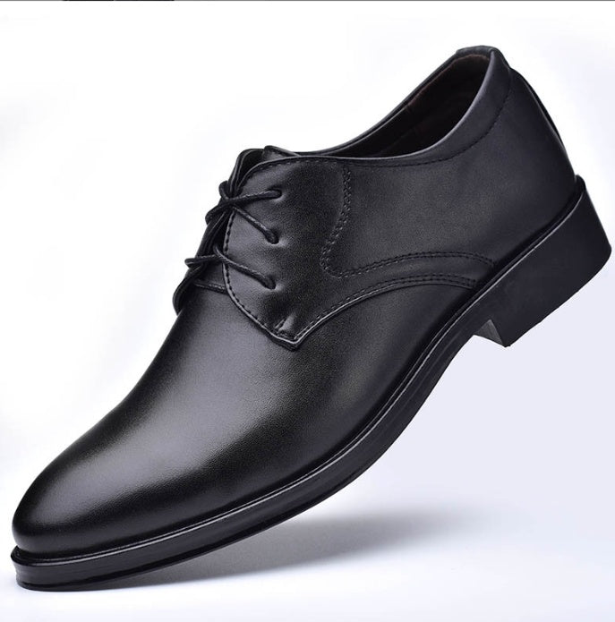 Load image into Gallery viewer, Black Shoes With Pointed Toe For Men
