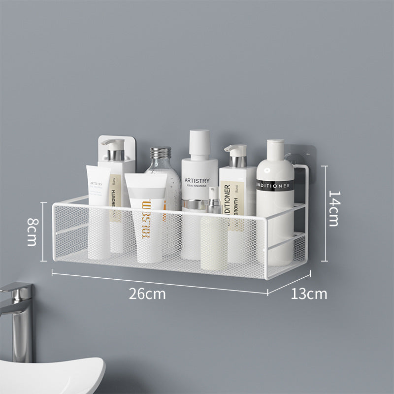 Load image into Gallery viewer, Wall-Mounted Bathroom Shelf No Drill Shower Shampoo Organizer Toilet Accessories
