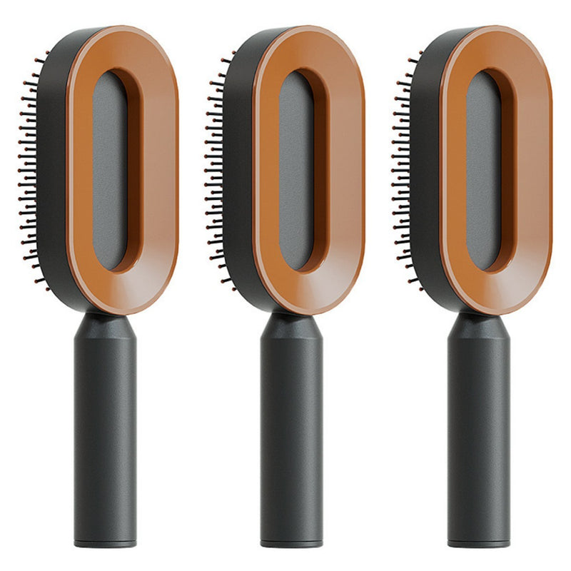 Load image into Gallery viewer, Self Cleaning Hair Brush For Women One-key Cleaning Hair
