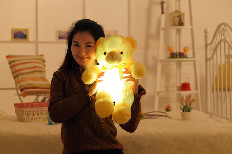 Load image into Gallery viewer, Creative Light Up LED Teddy Bear Colorful Glowing Christmas Gift
