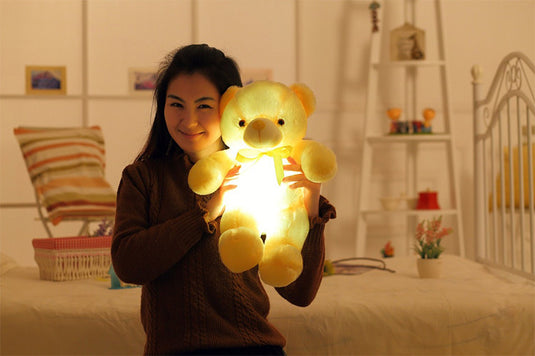 Creative Light Up LED Teddy Bear Colorful Glowing Christmas Gift