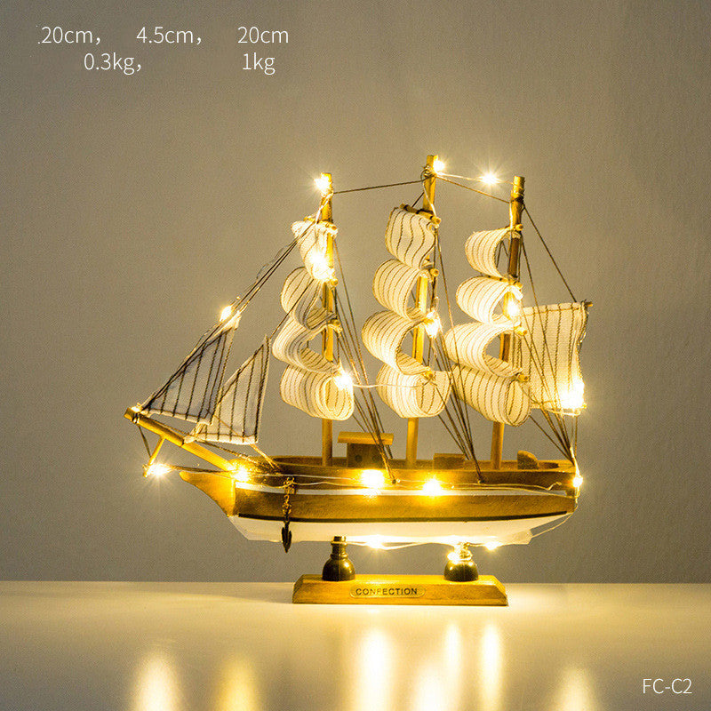 Load image into Gallery viewer, Home Creative Craft Decoration Sailing Decoration
