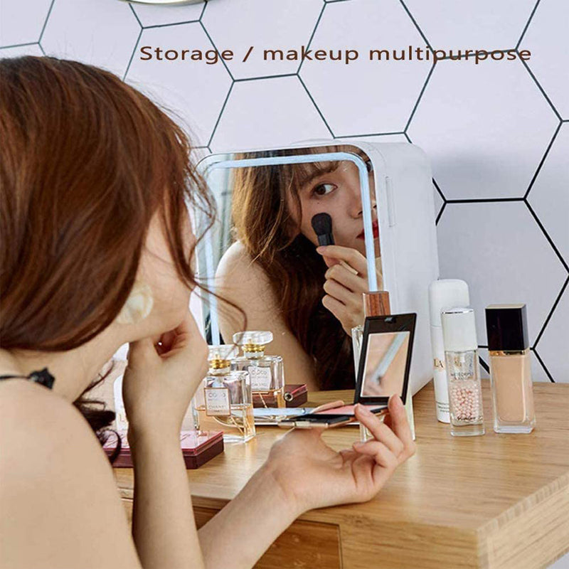 Load image into Gallery viewer, Makeup Portable Refrigerator Cooler and Warmer Freezer for Perfume and Beauty Skincare
