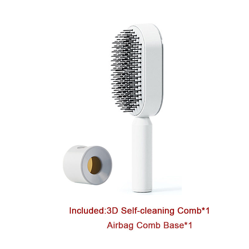 Load image into Gallery viewer, Self Cleaning Hair Brush For Women One-key Cleaning Hair
