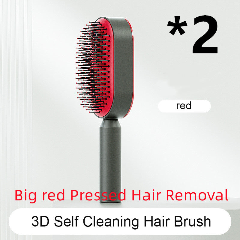 Load image into Gallery viewer, Self Cleaning Hair Brush For Women One-key Cleaning Hair
