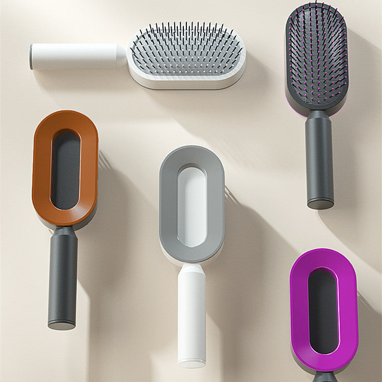 Load image into Gallery viewer, Self Cleaning Hair Brush For Women One-key Cleaning Hair
