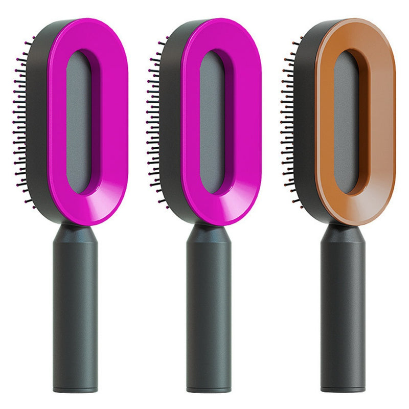 Load image into Gallery viewer, Self Cleaning Hair Brush For Women One-key Cleaning Hair
