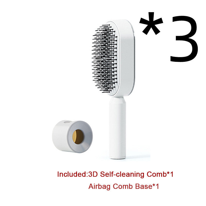 Load image into Gallery viewer, Self Cleaning Hair Brush For Women One-key Cleaning Hair
