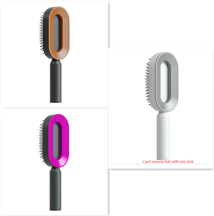 Load image into Gallery viewer, Self Cleaning Hair Brush For Women One-key Cleaning Hair
