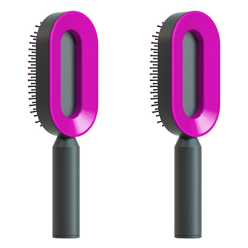 Load image into Gallery viewer, Self Cleaning Hair Brush For Women One-key Cleaning Hair
